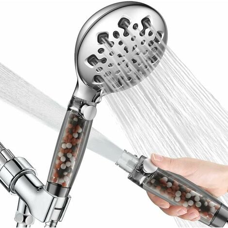 Pommeau de douche, filtre Filtration haute pression économie d'eau 3 Mode  fonction pommeau de douche à main pour peau sèche et cheveux