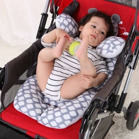 Coussin de poussette pour bébé, coussin de siège confortable