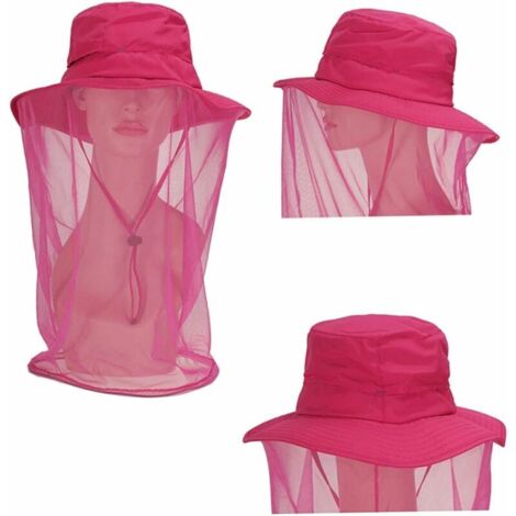 Chapeau D'apiculteur Avec Voile - Protection Contre Les Abeilles Et Moustiques - Pour Jardinage, Pêche, Randonnée