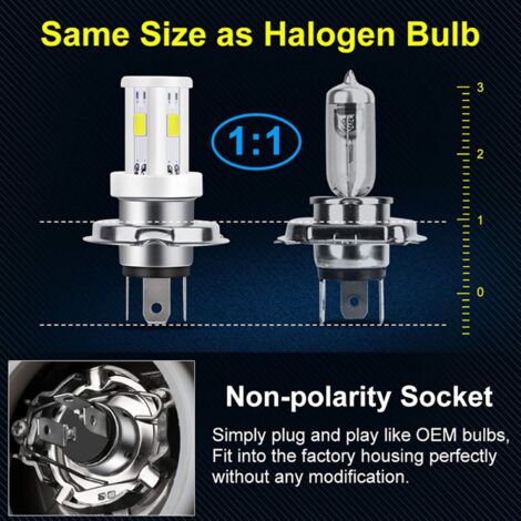 Meilleure ampoule H4 à LED pour moto