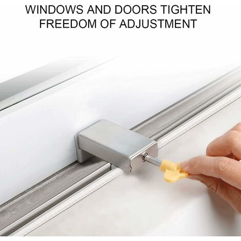 6 Pcs Réglable Fenêtre Verrouillage Sécurité Fenêtre Coulissante Serrures  Arrêt Matériel Accessoire (Type D)