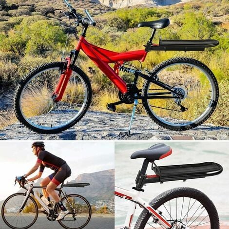 Porte Bagages Vélo Arrière, Vélo Porte Bagage, Universel Réglable Porte-Bagage Transporteur Bicyclette Accessoires Serrage Rapide Support Vélo Racks, Maximale de 10 kg, Installation Rapide