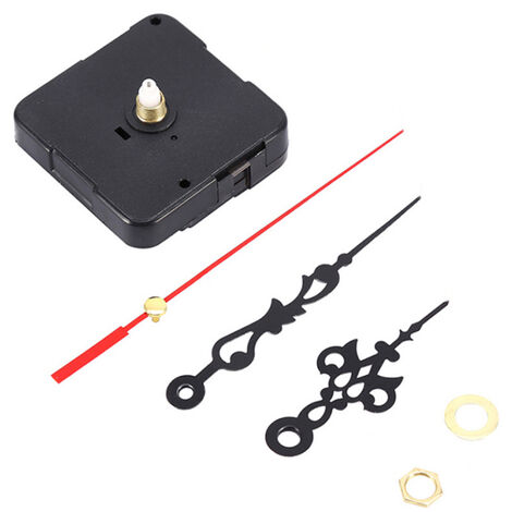 Mécanisme Mouvement Horloge Murale Quartz Silencieux - DIY Réparation Avec Aiguilles - Piles Non Incluses
