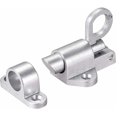 Loquet De Fenêtre Auto Avec Ressort En Aluminium - Marque Uxcell, Couleur Blanc, Neuf, EAN 784958235270
