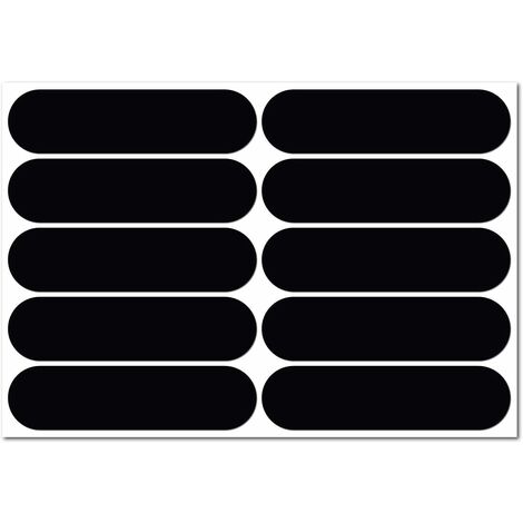 Kit D'Autocollants Réflecteurs Noirs Luxshield - Cercles - Pour Vélo Et Scooter - BK-UNI-RBUB-K