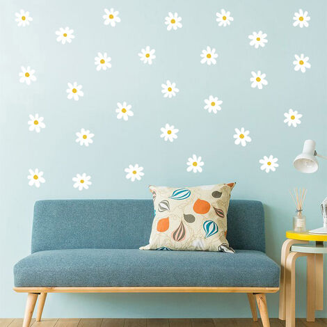 Un lot de Stickers Muraux petites fleurs mignonnes Autocollants Muraux pour  Salons Chambres Bureaux Décoration Murale