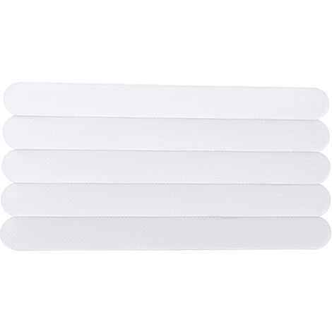 Lot De 17 Bandes Antidérapantes Transparentes 65 X 3 Cm Pour