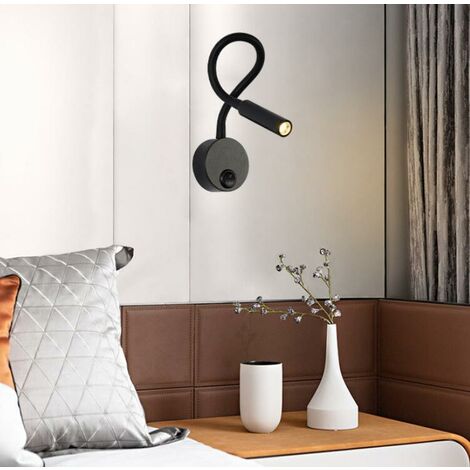 DAWALIGHT Liseuse Lampe Murale, Col De Cygne Lampe De Chevet Flexible