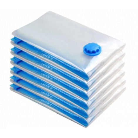 Ahlsen 6pcs 40x60cm Sac de rangement Sac sous vide Sac à vêtements