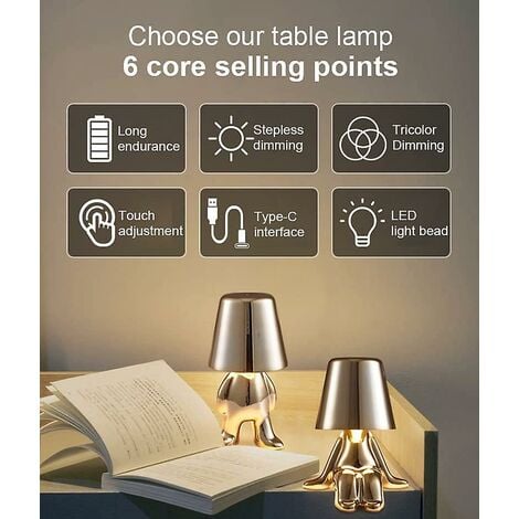 Ahlsen Thinker Lamp Lampe de table Touch Control