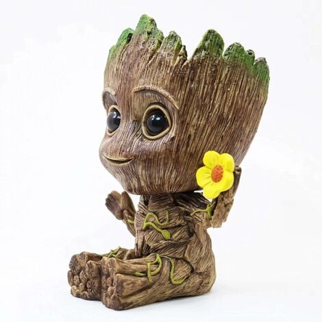 Baby groot pot de fleur - figurine pour plantes et stylos - parfait comme  cadeau - je s'appelle bébé groot - Jardinières et bacs - Achat & prix