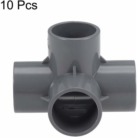 Raccord Droit Pour Tuyau PVC 10mm X 20mm - Adaptateur Pour Irrigation, Jardin, Plomberie, Noir, 1 Pièce - 7