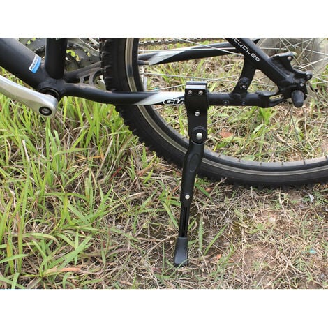 Béquille de vélo en Aluminium avec clé hexagonale et Cloche de vélo,  Universel réglable Support pour