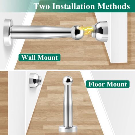 IGNPION Kick Butée De Porte Réglable En Acier Inoxydable