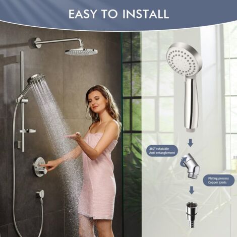 2 Pièces Adaptateur De Douchette à Main 90 Degrés Pommeau Douche