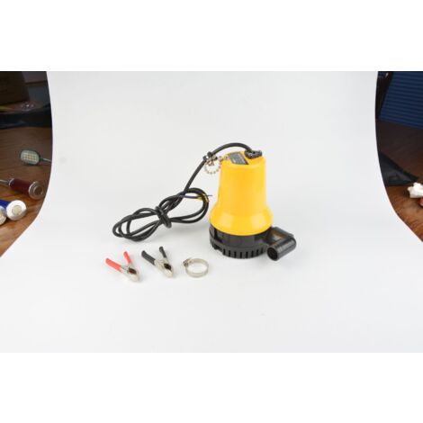 Pompe à Eau 12V WANGCL - Débit élevé - Submersible - Pour Camping-car, Caravane, Bateau