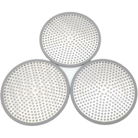 Couvercle En Acier Inoxydable Pour Bonde De Douche - Filtre à Cheveux Rond, Diamètres 6 à 16 Cm