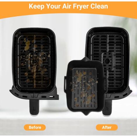Set De 6 Moules En Silicone Pour Air Fryer - Pour Muffins, Gâteaux Et Tartes