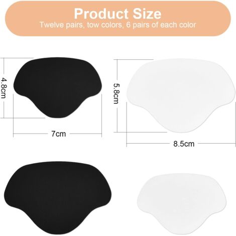 Patch De Réparation De Chaussures Auto-adhésif De Remplacement, Coussinets De Trou De Talon Durables Universels, Coussinets De Réparation De Rencontre En Cuir Microcarence, 6 Pièces