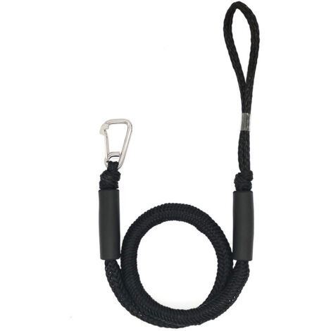 197mm Longueur Crochet D'Amarrage Bateau En Nylon Noir - Pour Kayak, Radeau, Lancement - Longueur 197.5mm Résistant Corrosion