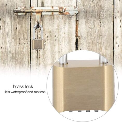 PATIKIL Combination Serrure 8 Pouce, 3 Chiffres Extérieur Cadenas à