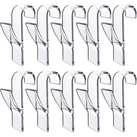 10 Crochets Radiateur Amovibles Pour Salle De Bain – Universels, Jusqu’à 2,5 Cm De Diamètre – Pour Serviettes, Vêtements, Accessoires