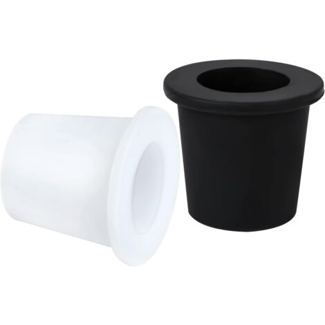 Lot De 4 Anneaux En Silicone Pour Trou De Parasol De Table De Terrasse Et Piscine Pour Trou De Table De 5 à 6,3 Cm Ou Adaptateur De 3,8 Cm (noir