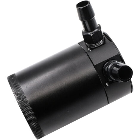 DOCAS Récupérateur D'Huile Moteur 300ml - Oil Catch Can Universel, Avec Filtre à Air Et Tuyaux