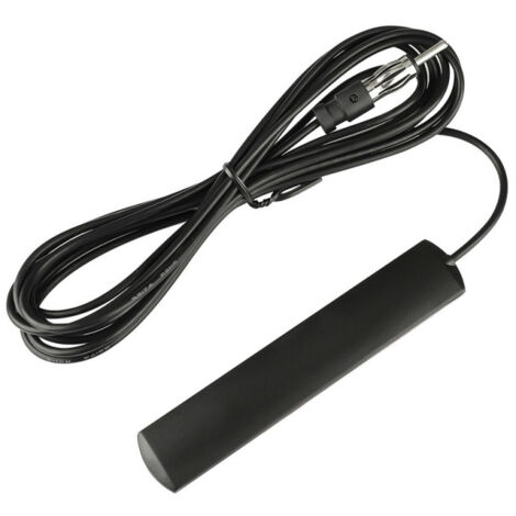 Antenne FM Pour Autoradio - Longueur 200mm, Universelle, Noir