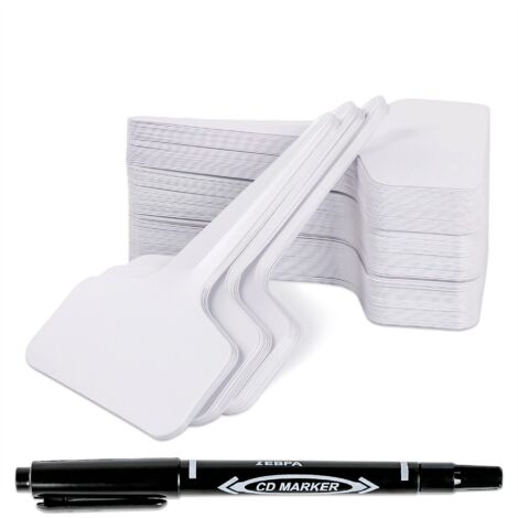 Lntyq Lot De 200 Mini étiquettes Pour Semis, étiquette Pour Plantes 5 X 1 Cm Etiquette En Plastique Pour Potager Etiquette Pour Jardin Exterieur Blanche 85355550
