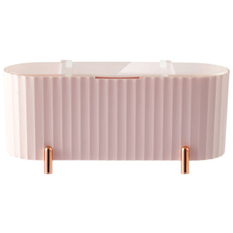 2 Boîtes De Rangement Pour Cotons-Tiges Et Boules De Coton - Transparentes Avec Couvercle - 14x7,2x10cm