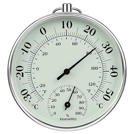 Thermomètre Hygromètre Intérieur Numérique - Précision ±1°C - écran LCD Rétroéclairé - Max/Min - Calibrage