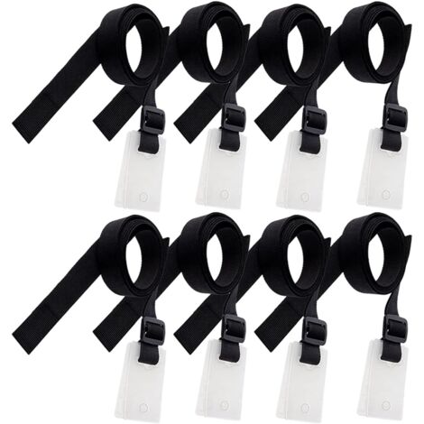 Kit De Fixation Pour Bâche De Piscine - 8 Sangles Et Clips - Universel Enterrée