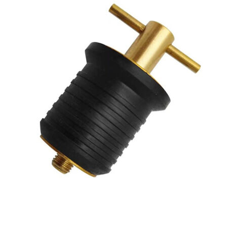 Bouchon De Vidange Bateau En Laiton - 2,5 Cm - Vis Et Joint étanche - Pour Vivier, évier, Puits à Appâts