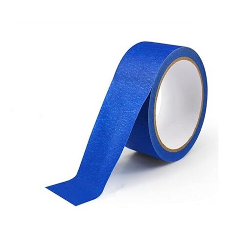 Ruban De Masquage Peinture Bleu - 48mm X 55m - Lot De 6 Rouleaux - Sans Résidu