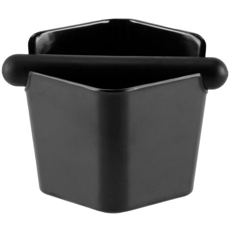 Knock Box Pour Marc De Café - Bac Avec Barre De Frappe Amovible | Accessoire Barista Noir