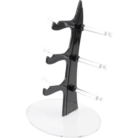 Présentoir à Lunettes Double Rangée 6 Paires - Support En Bois Massif Cyrank