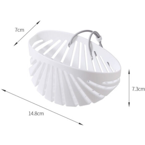 Filtre Anti-bouchage Pour évier - Grille De Drain Amovible En ABS, 12x8,3 Cm, Pour Cuisine, Douche, Camping-car - 6