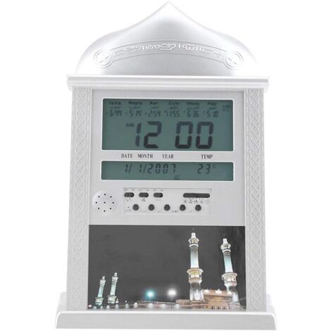 Horloge Azan AL-SAHAR Pour La Prière Musulmane Avec Boussole Qibla Montre De Sport Retro 4 2 Inclure Calendrier Hijri Ou Al Fajr Type Kjb 06 Bw Horloge Azan AL-SAHAR Pour La Prière Musulmane Avec Boussole Qibla Montre De Sport Retro 4 2 Inclure Calendrier Hijri Ou Al Fajr Type Kjb 06 Bw