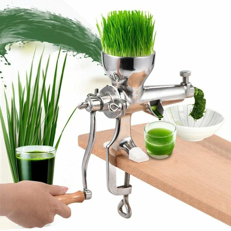 Stainless Steel Manual Citrus Juicer for Fruits Vegetables Wheatgrass Vegetable Press Hand Fruit Press