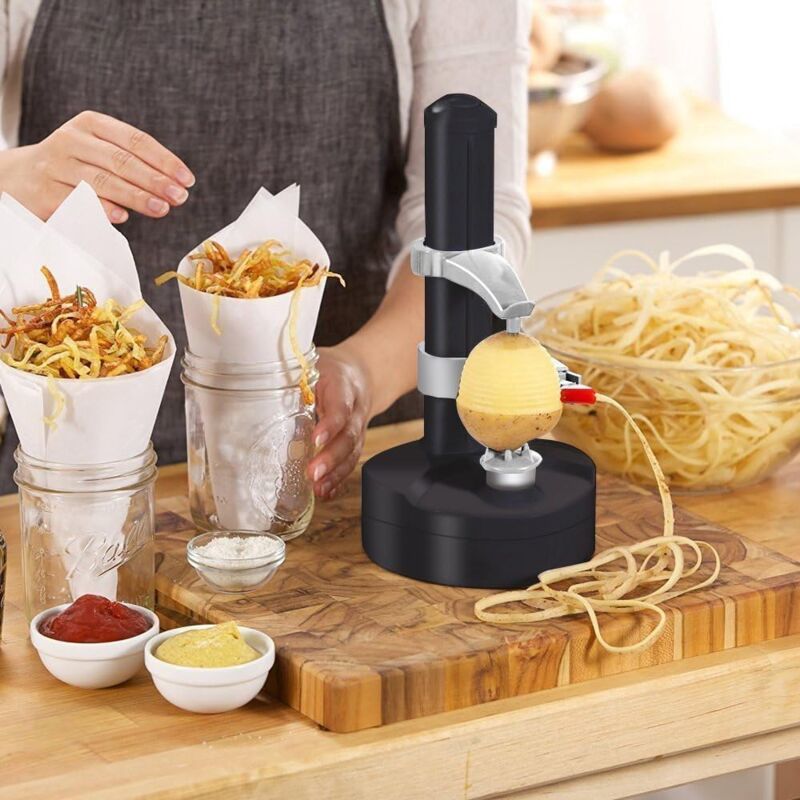 Electric Automatic Fruit & Vegetable Peeler – Rotating Potato Peeler Machine