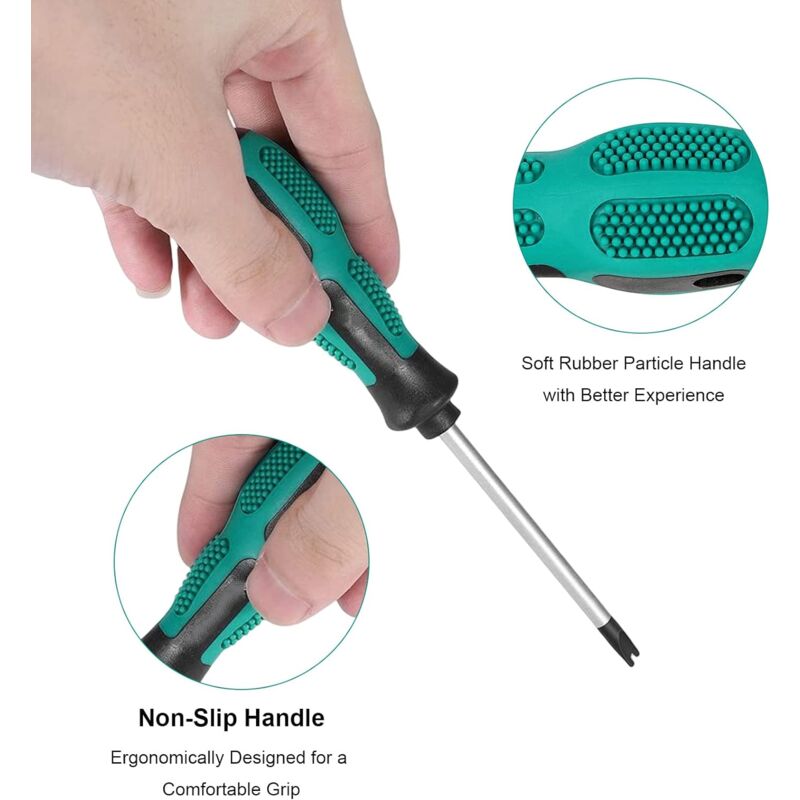 Aiyun 18 Piece Slotted Phillips Screwdriver Bit Set, 1/4 Inch Hex Shank Phillips Head Drill Bits - View #2