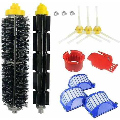 Brush and Accessories Set for iRobot Roomba 600 605 610 616 620 625 630 631 632 639 650 651 660 670 680 681 691 696 Series - 13 Piece Set (1/5)
