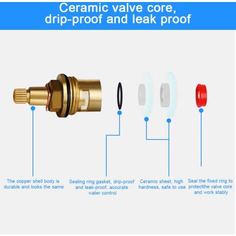 Double Tap 1/2" Garden Tap Brass Outdoor Tap Garden Anti-Frost Double Outlet Faucet Washing Machine Faucet Double Ball Drain Tap for Garden, Washing Machine