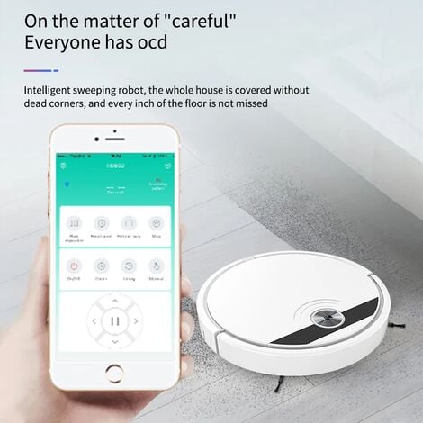 2800PA Wet and Dry Vacuum Powerful Robot Vacuum Cleaner