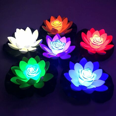 5PCS Artificial Lotus Water Lily Floating Flower P... – Vicedeal