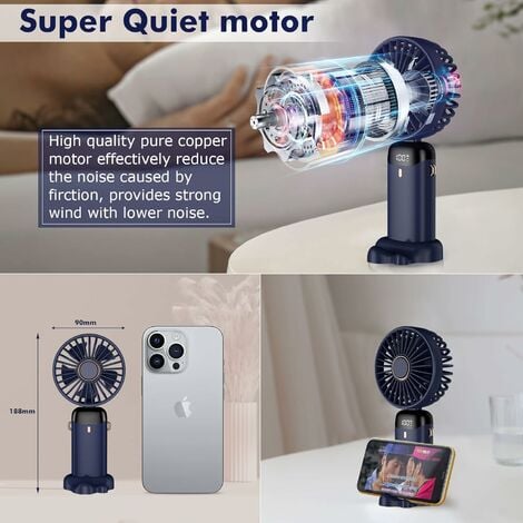 IMCBSTT Outdoor Camping Fan 6000MAh Rechargeable Ceiling Oscillating Fan Portable Air Conditioner Air Cooler With Lighting B Camping Fan