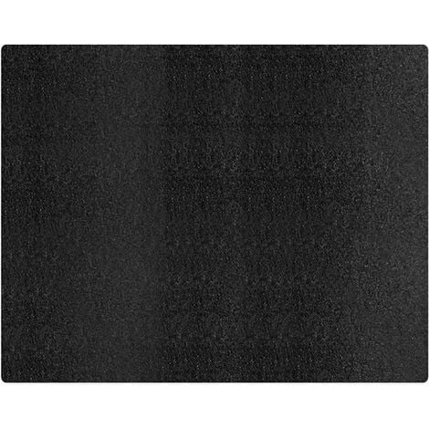 Fireproof fireplace mat - floor grill mat - grill mat - fire retardant fireplace front mat - floor protection for stove, fireplace, grill and grill 100 x 120 cm