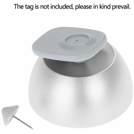 Super Golf Detacher Security Tag Remover Magnetic Intensity 12,000gs Anti-Theft Silver