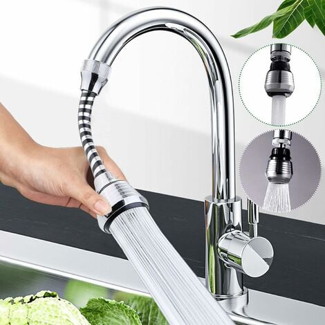 Flexible 360 Degree Kitchen Faucet Sprayer Faucet Nozzle Kitchen Faucet Head Replacement Faucet Sink Hose Accessories